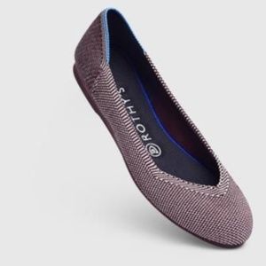 Plum Birdseye Rothy's Flat Size 8